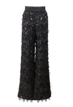 Load image into Gallery viewer, Sequined And Elegant Black Trouser
