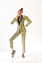 Load image into Gallery viewer, Limited Edition Selena Sequin Blazer - Houndstooth
