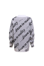 Load image into Gallery viewer, DREAM IN REALITY SWEATSHIRT - WHITE
