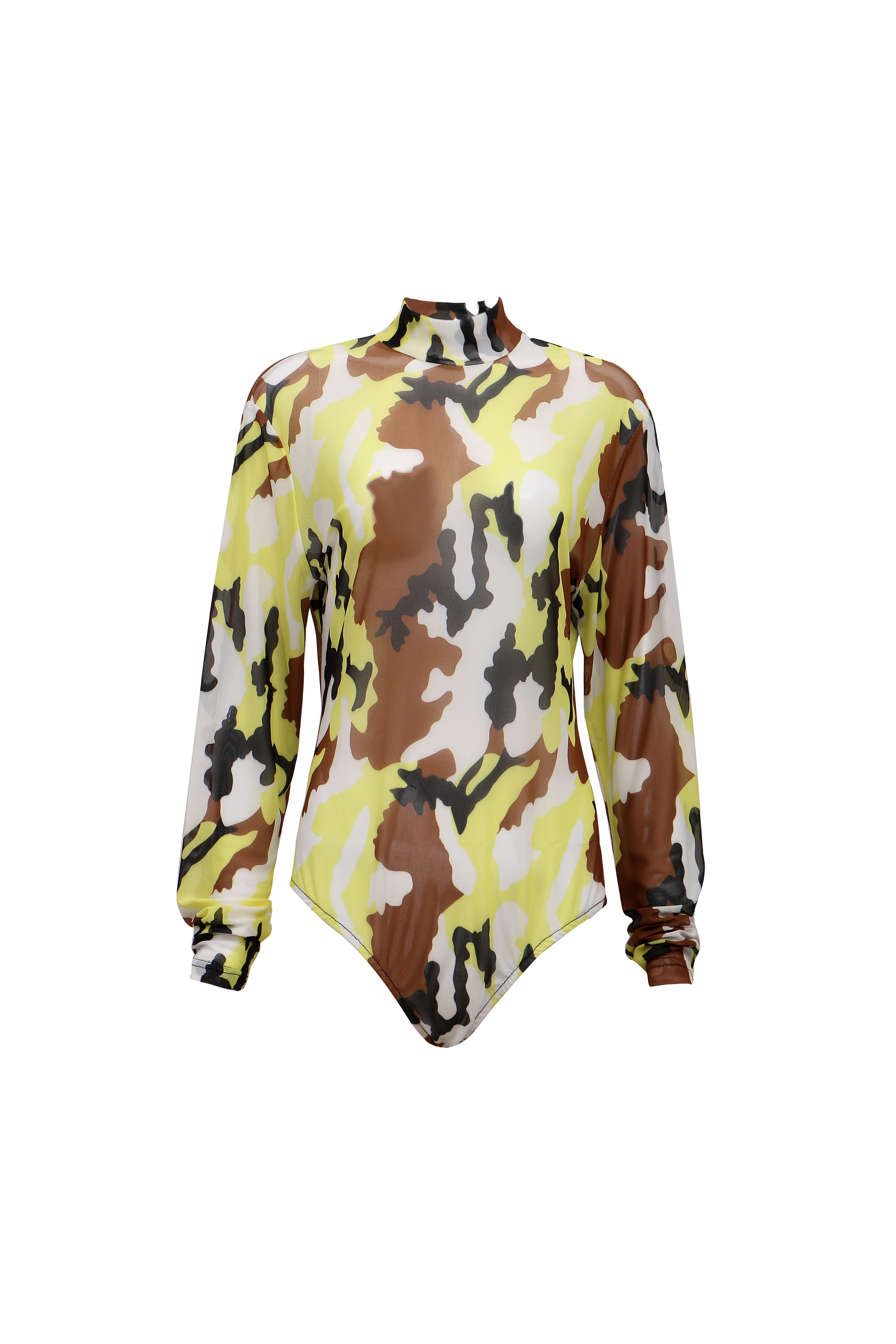 Camouflage bodysuit hot sale