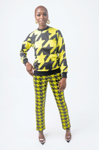 Load image into Gallery viewer, TONYA PULLOVER - HOUNDSTOOTH
