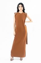 Load image into Gallery viewer, TERESA MAXI DRESS - BROWN
