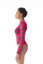 Load image into Gallery viewer, Kim Bodysuit - Pink Leopard
