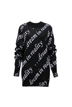 Load image into Gallery viewer, DREAM IN REALITY SWEATSHIRT - BLACK
