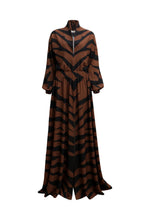 Load image into Gallery viewer, FELICIA MAXI DRESS- TIGER PRINT
