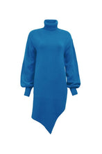 Load image into Gallery viewer, Sabrina Sweater dress - Blue

